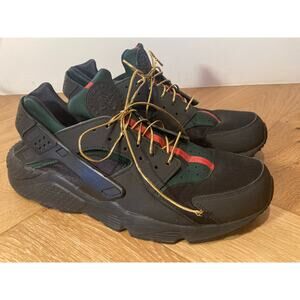 Nike Air NikeID Hurache Sneakers Gucci Colorway Red Green ~ Size 10